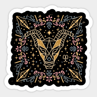 Capricorn Astrology Star Sign Sticker